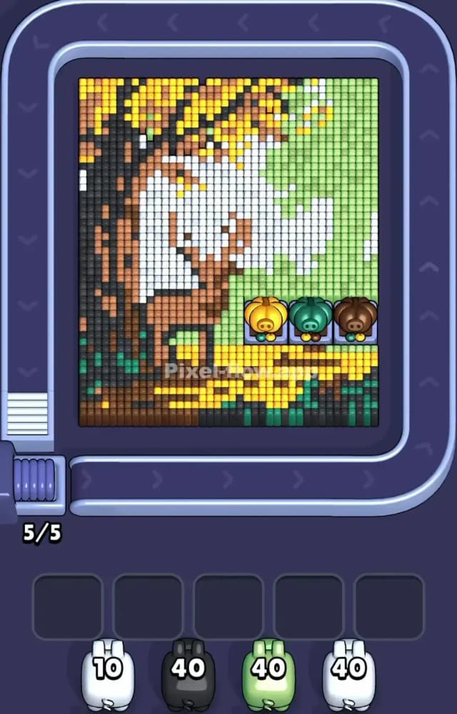 Pixel Flow Level 1299 Gameplay