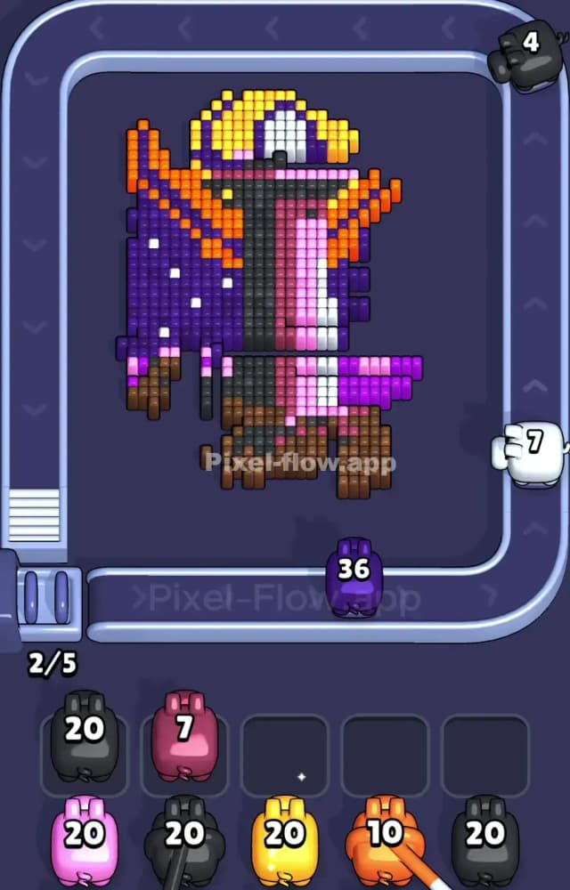 Pixel Flow Level 984 Solution 2