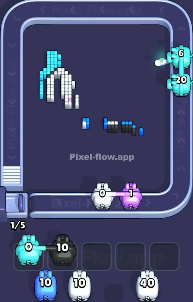 Pixel Flow Level 1316 Solution 3
