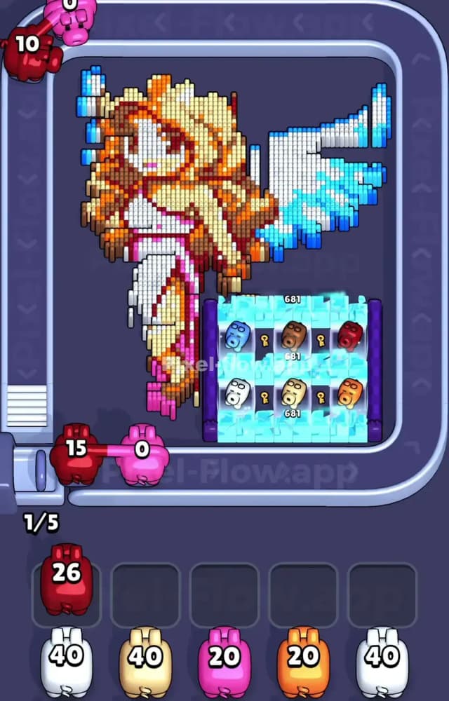 Pixel Flow Level 1082 Solution 1