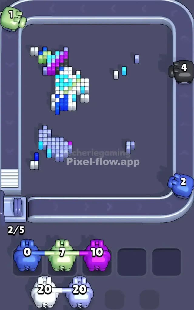 Pixel Flow Level 676 Solution 2