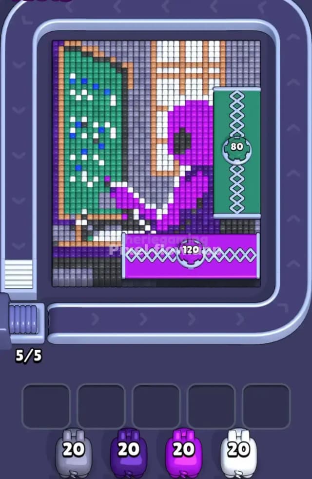 Pixel Flow Level 1613 Gameplay