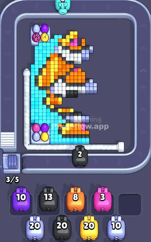 Pixel Flow Level 333 Solution 2