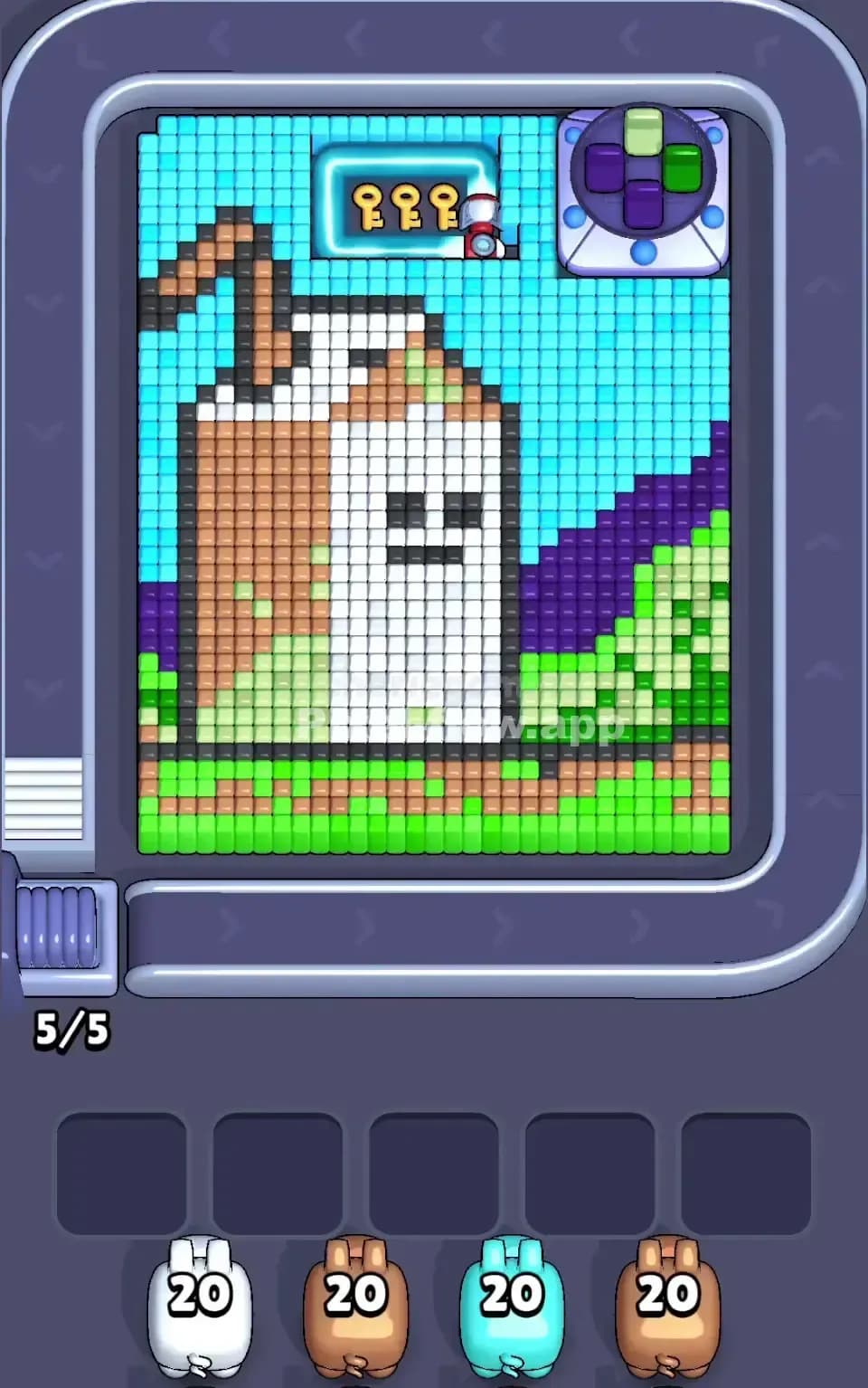 Pixel Flow Level 680 Screenshot