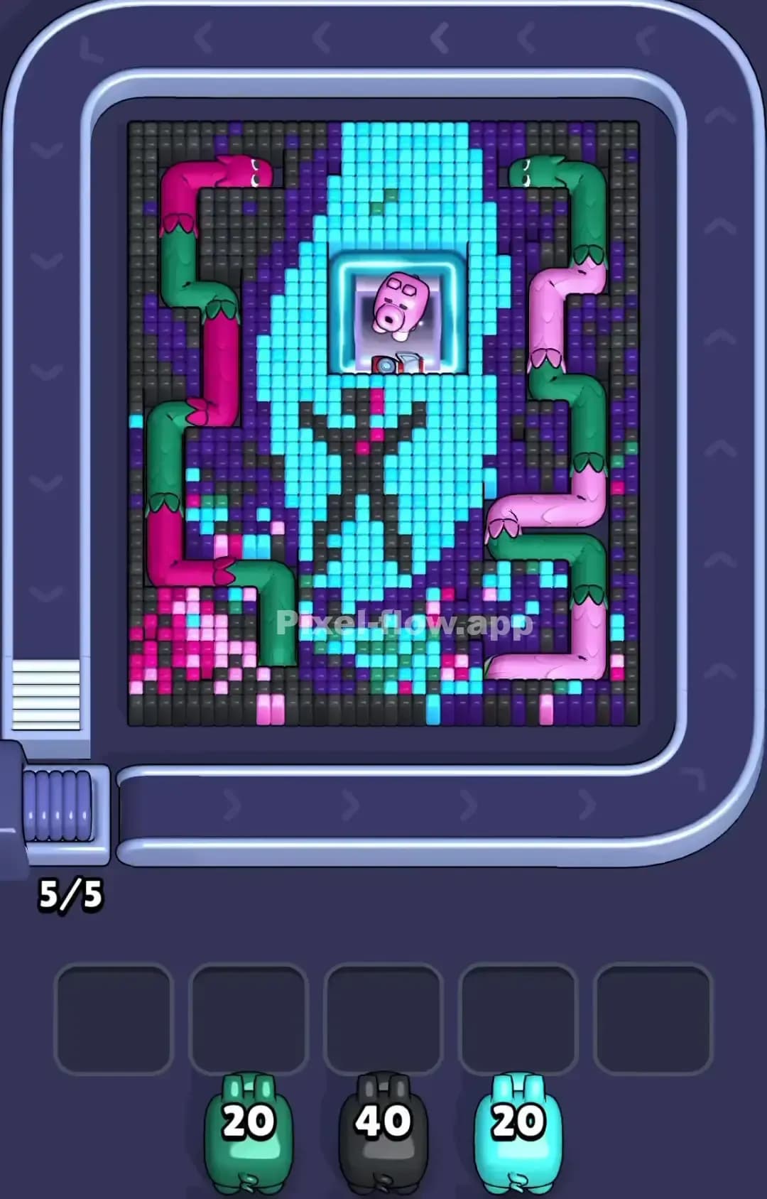 Pixel Flow Level 1181 Screenshot