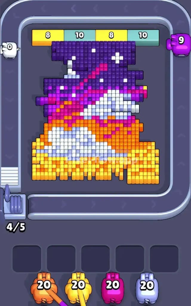 Pixel Flow Level 708 Solution 1