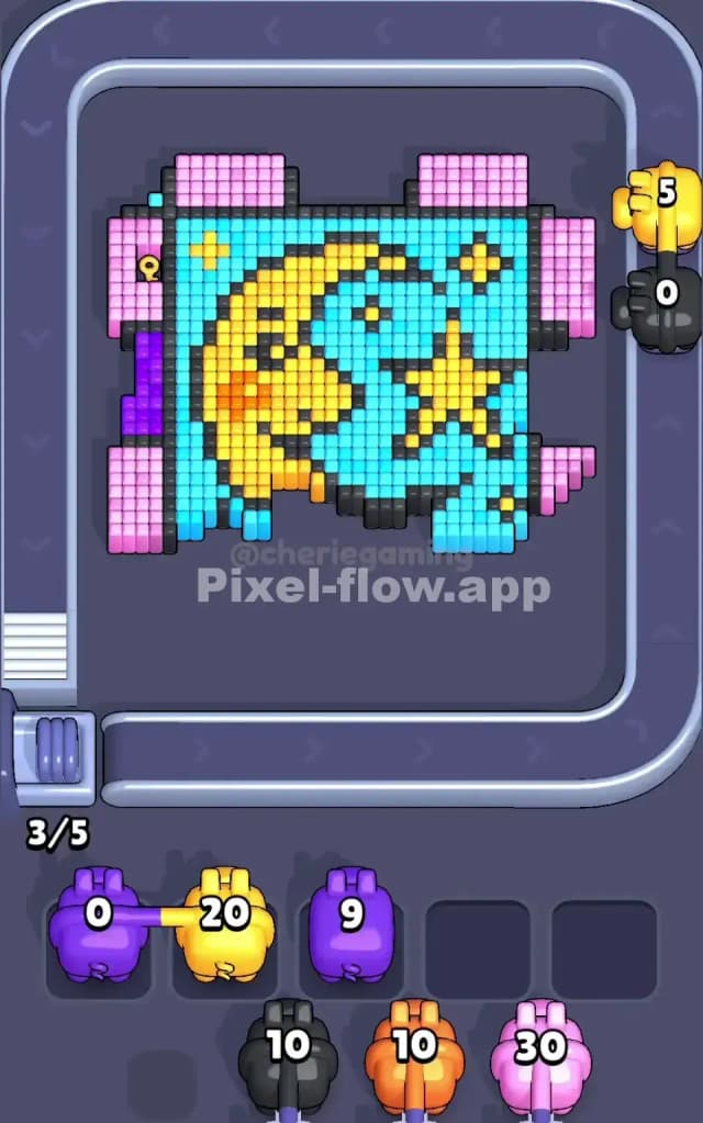 Pixel Flow Level 69 Solution 1