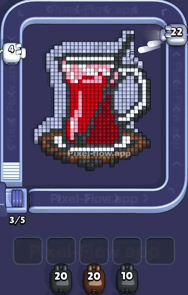 Pixel Flow Level 1241 Solution 2