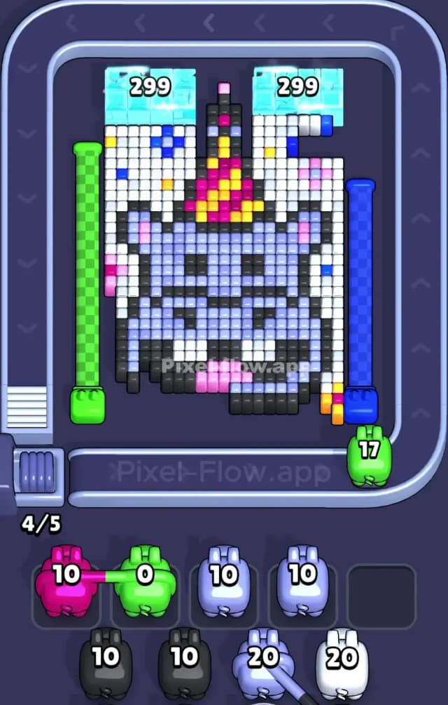 Pixel Flow Level 795 Solution 1