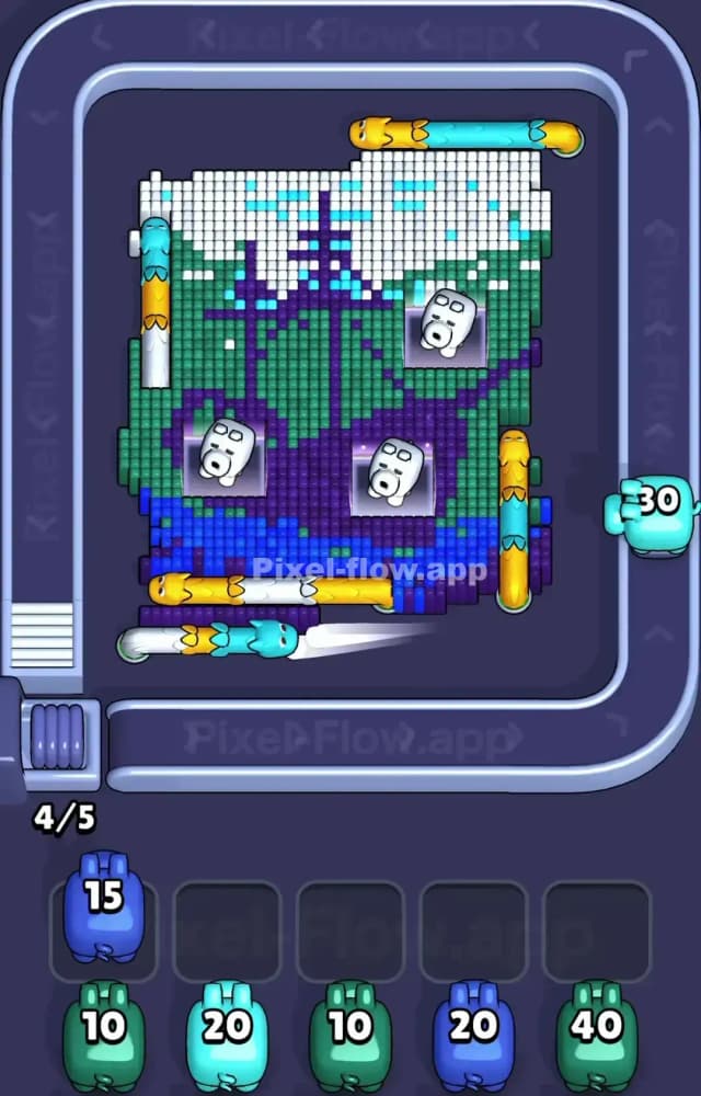 Pixel Flow Level 1141 Solution 1