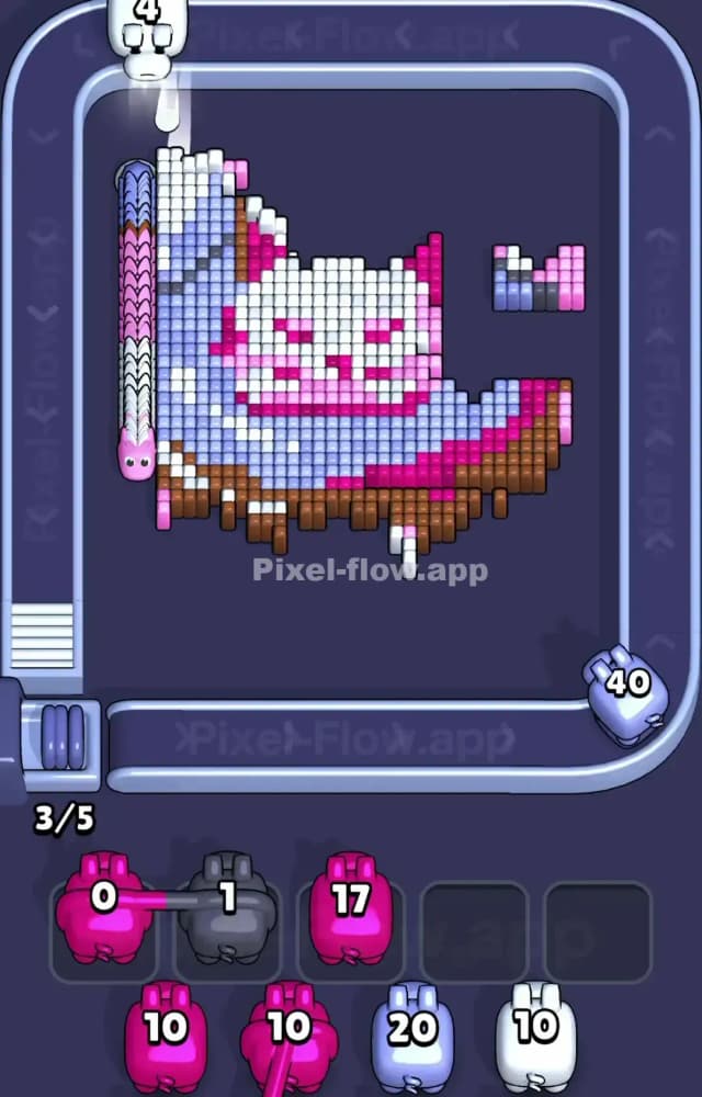Pixel Flow Level 1371 Solution 1