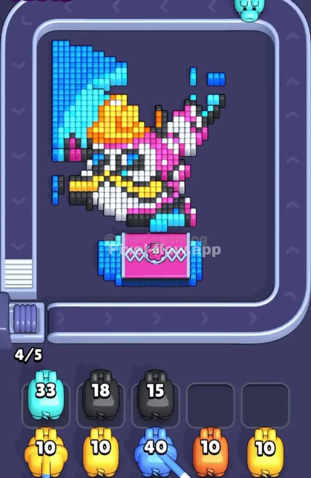 Pixel Flow Level 1756 Solution 2