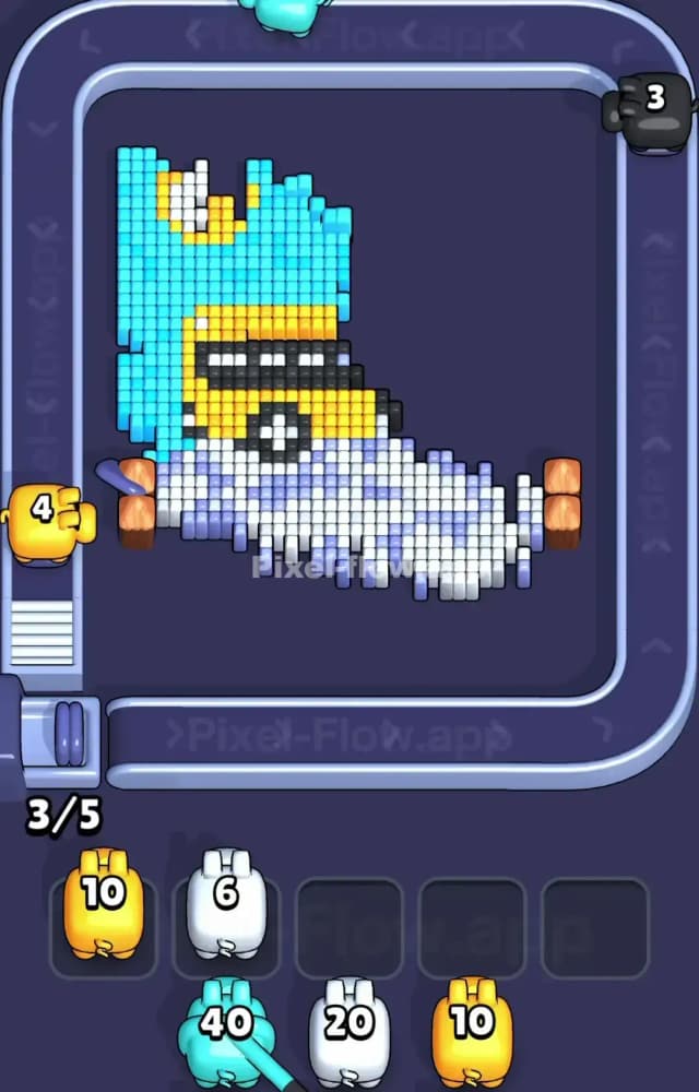 Pixel Flow Level 1441 Solution 1