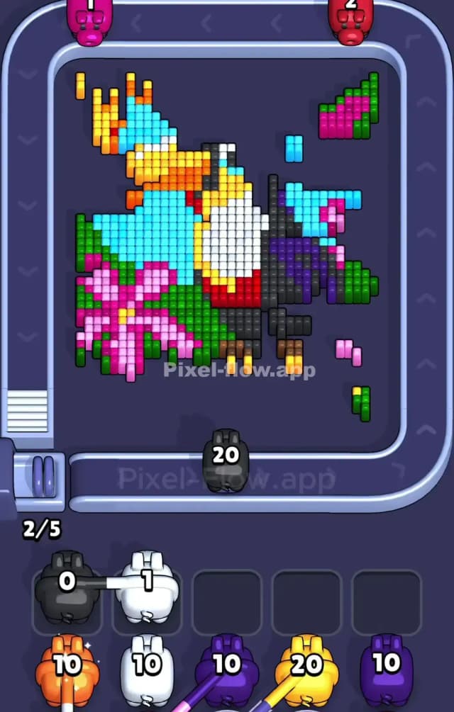 Pixel Flow Level 869 Solution 2