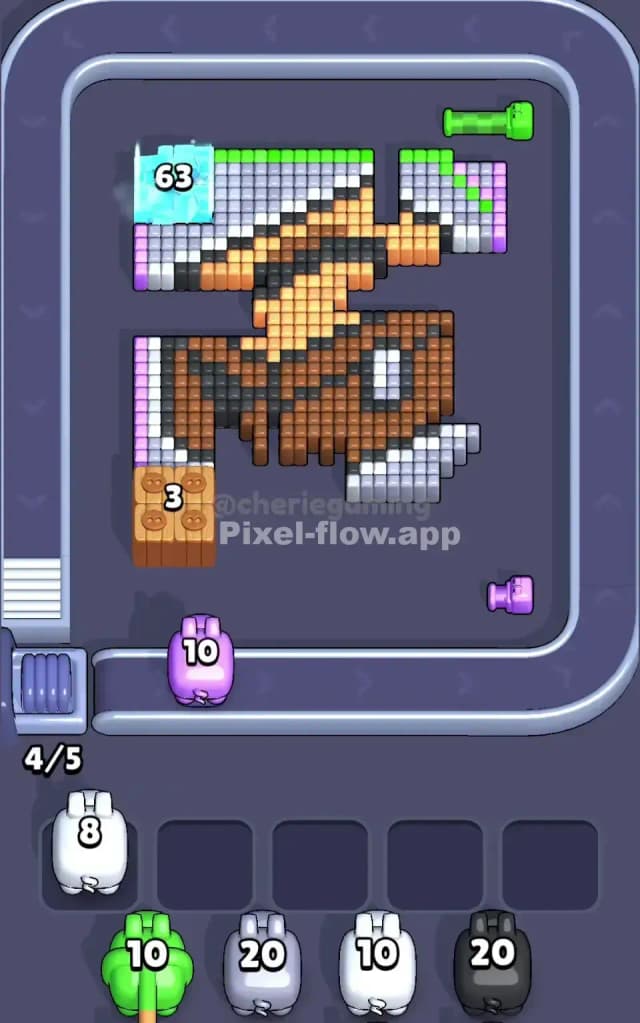 Pixel Flow Level 653 Solution 2