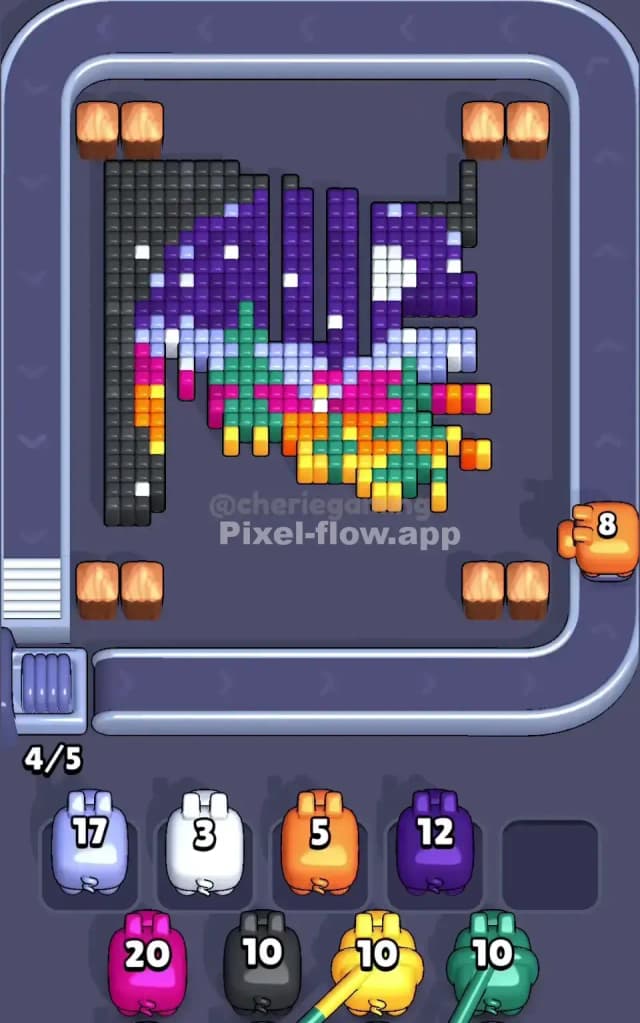 Pixel Flow Level 317 Solution 1