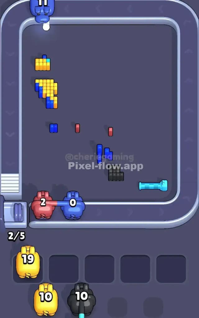 Pixel Flow Level 485 Solution 3