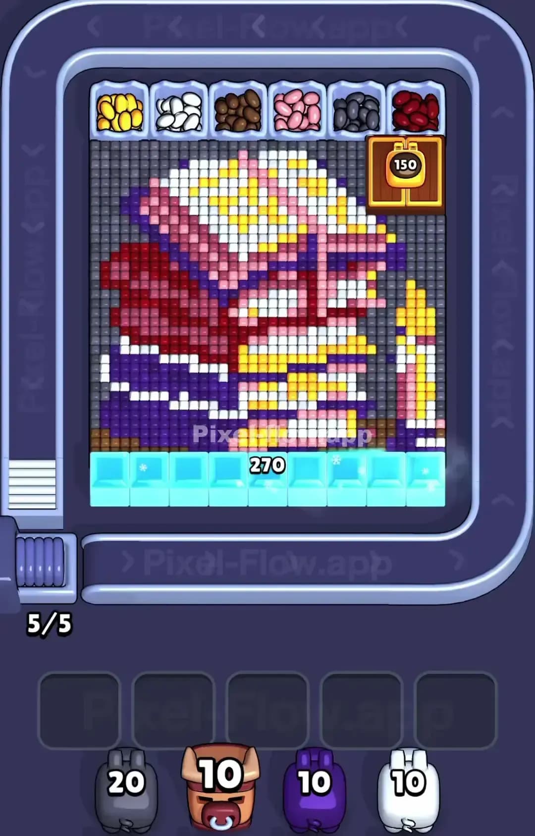 Pixel Flow Level 1305 Screenshot