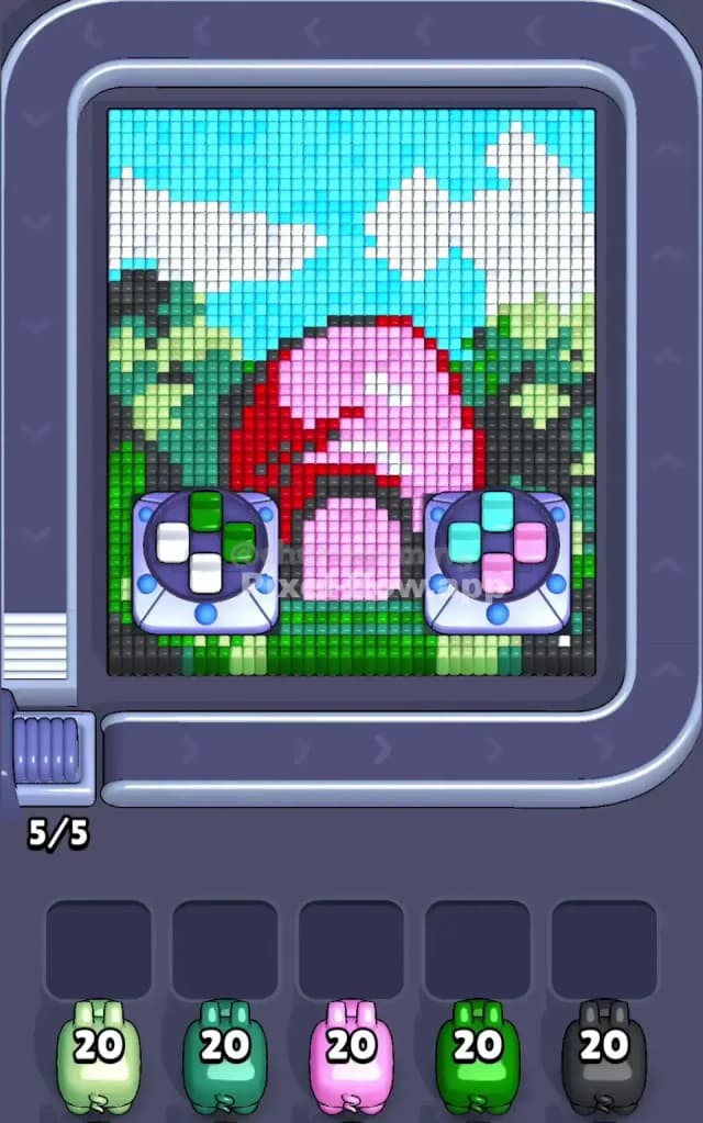 Pixel Flow Level 626 Gameplay