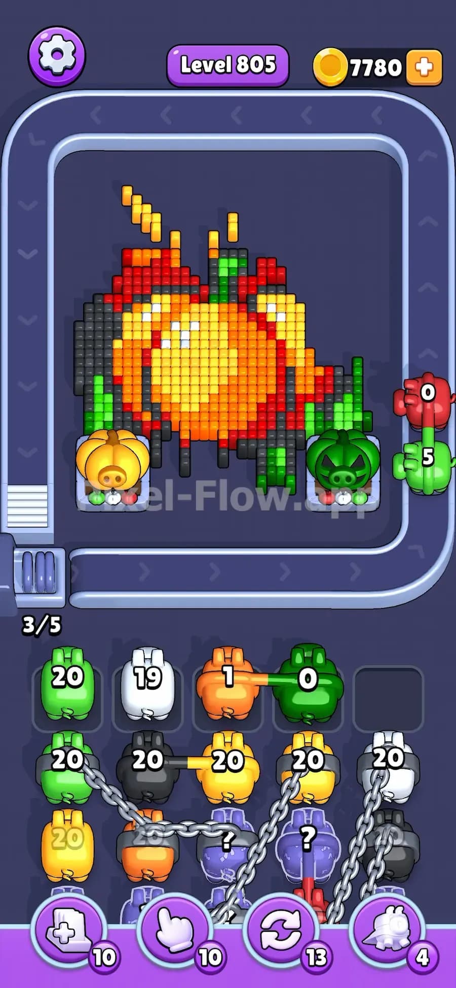 Shackles in Pixel Flow