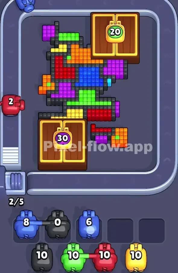 Pixel Flow Level 422 Solution 1