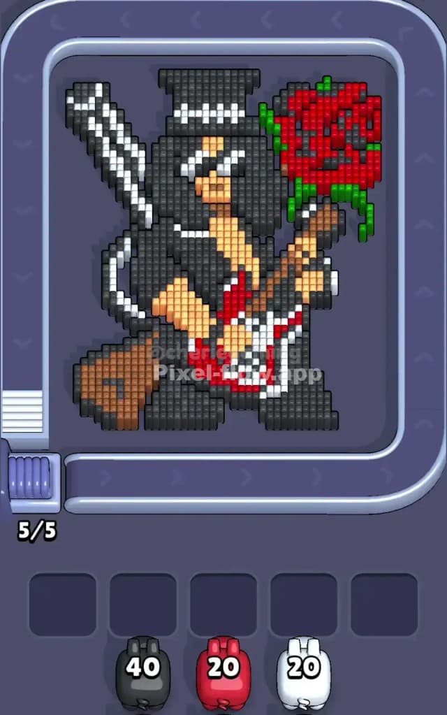 Pixel Flow Level 731 Gameplay