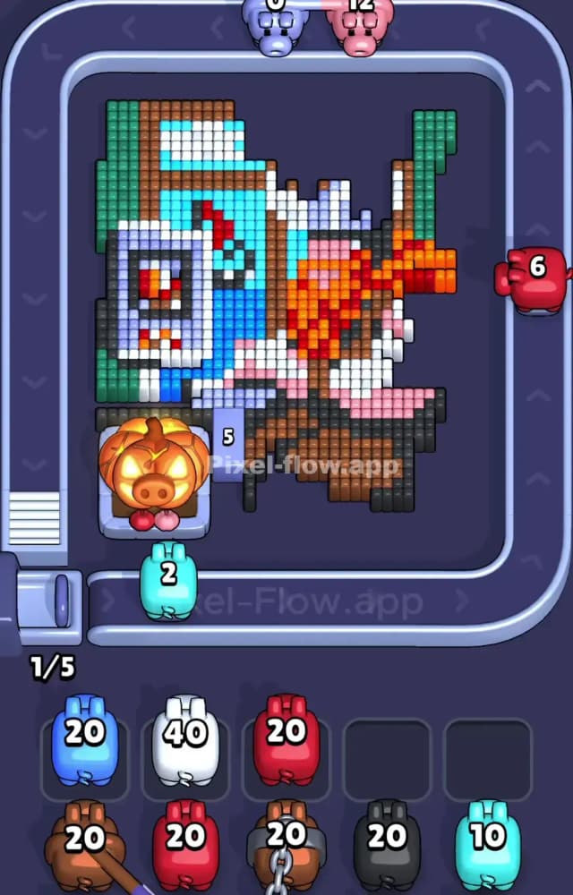 Pixel Flow Level 980 Solution 1