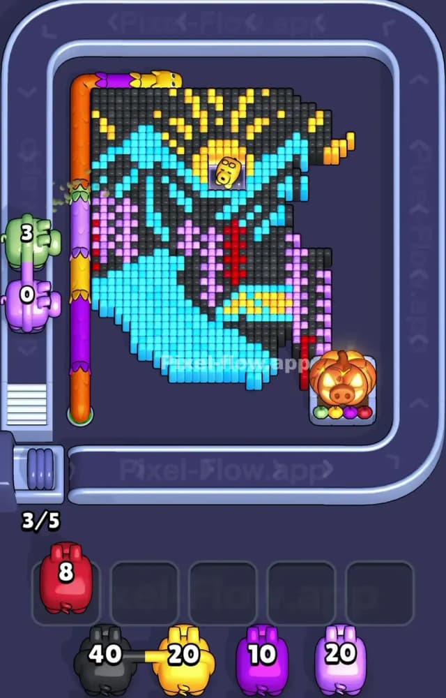 Pixel Flow Level 1175 Solution 1