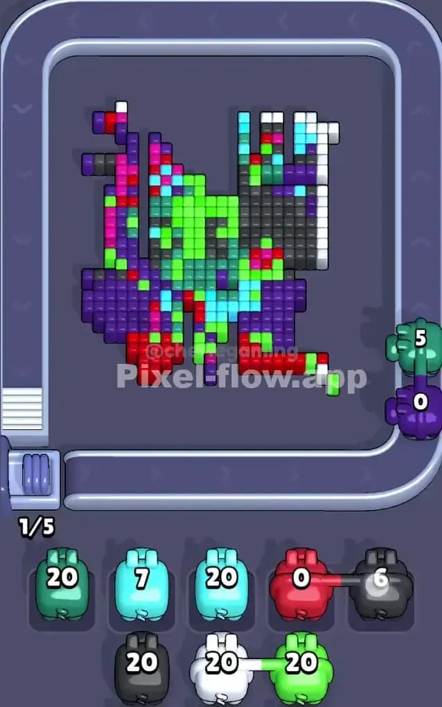 Pixel Flow Level 270 Solution 2