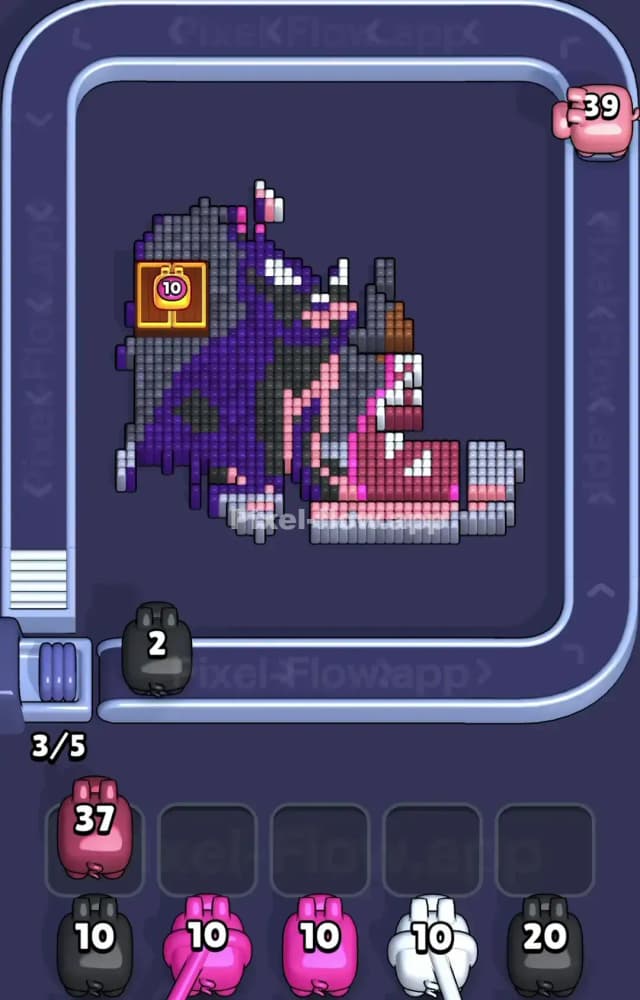 Pixel Flow Level 1188 Solution 2