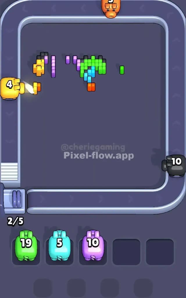 Pixel Flow Level 386 Solution 3