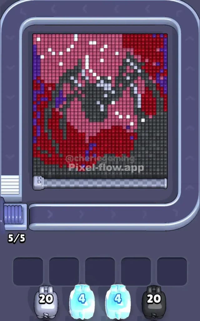 Pixel Flow Level 666 Gameplay