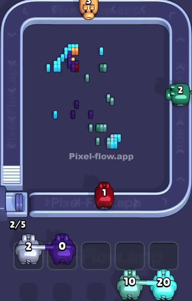 Pixel Flow Level 1390 Solution 3