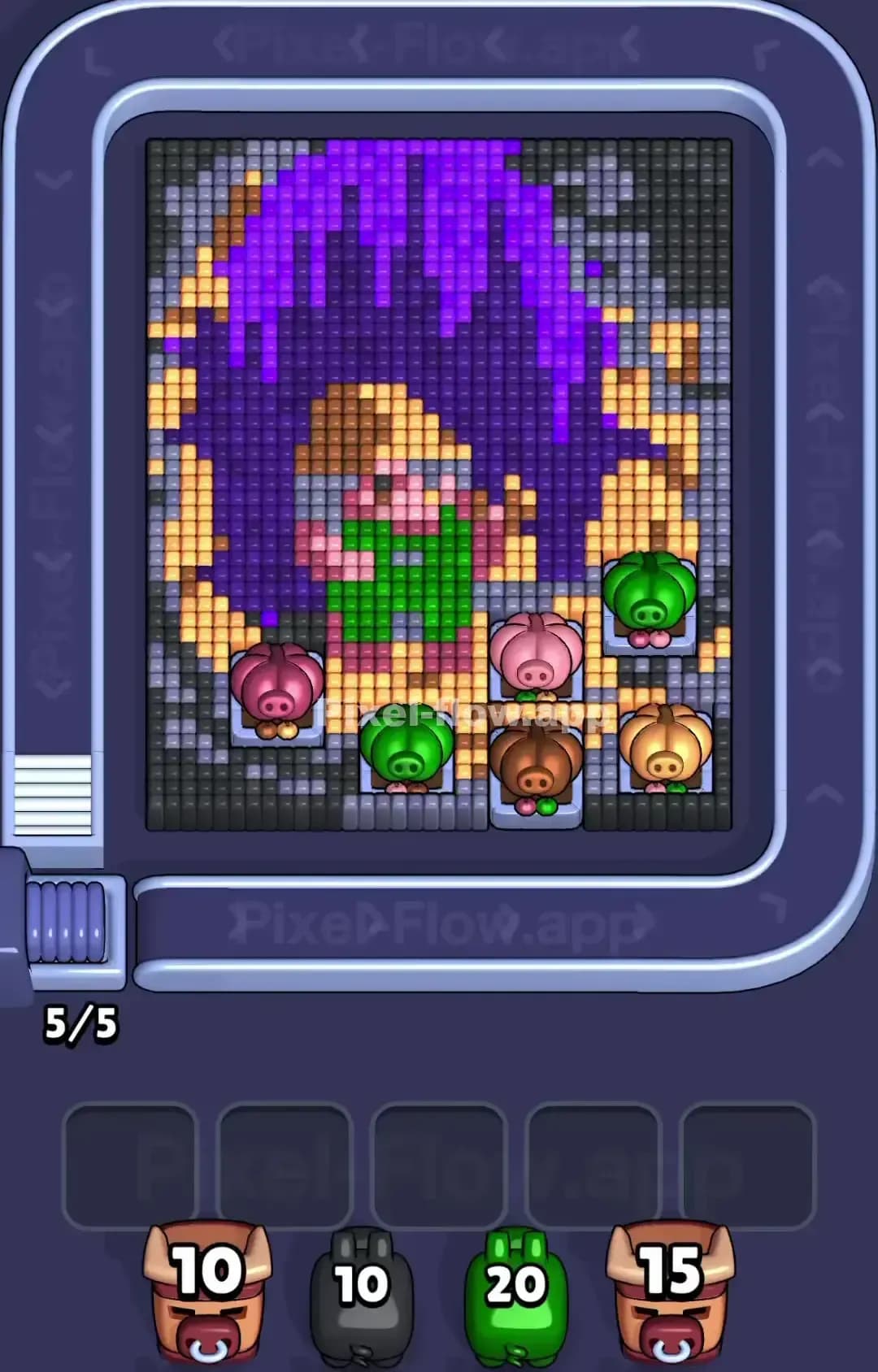Pixel Flow Level 1589 Screenshot