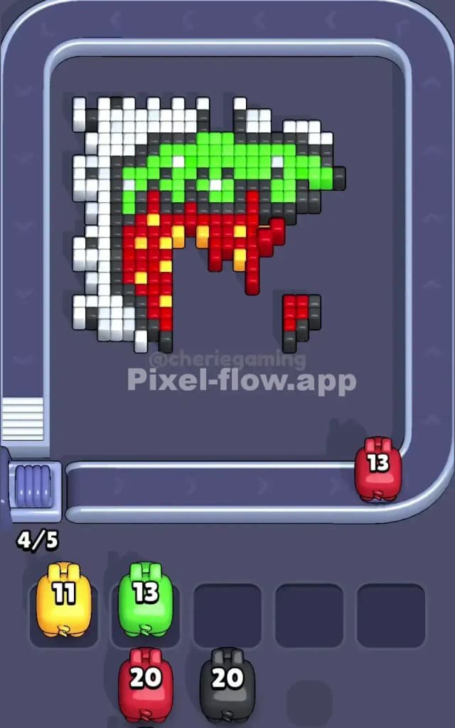 Pixel Flow Level 107 Solution 2