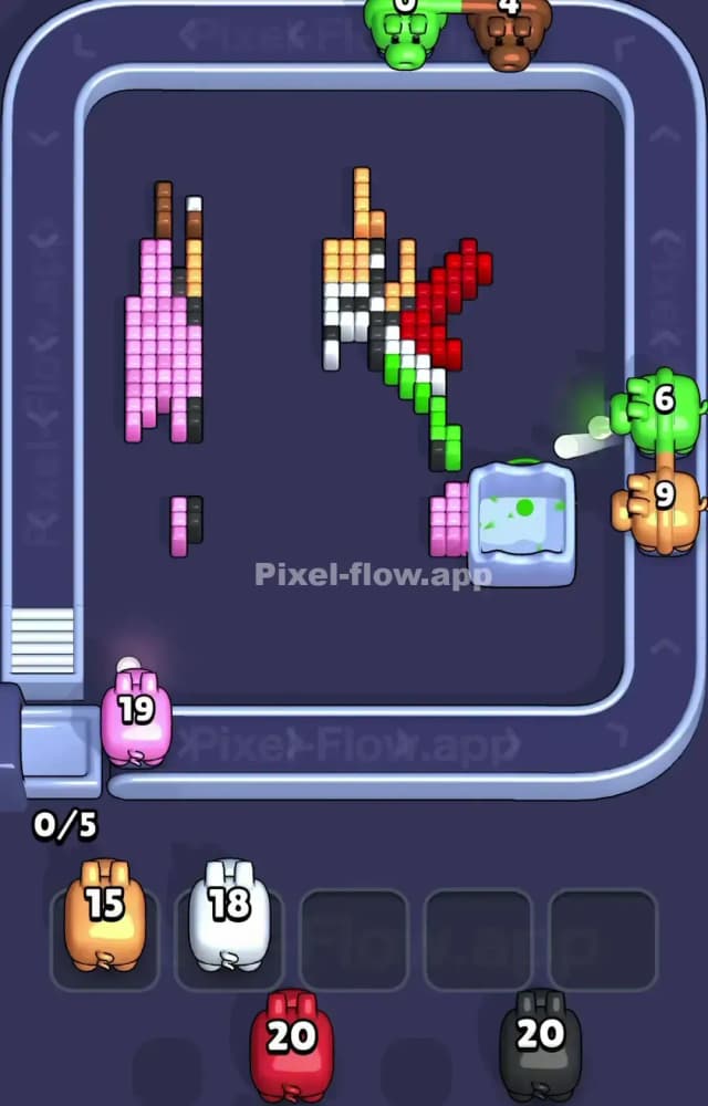 Pixel Flow Level 1540 Solution 3