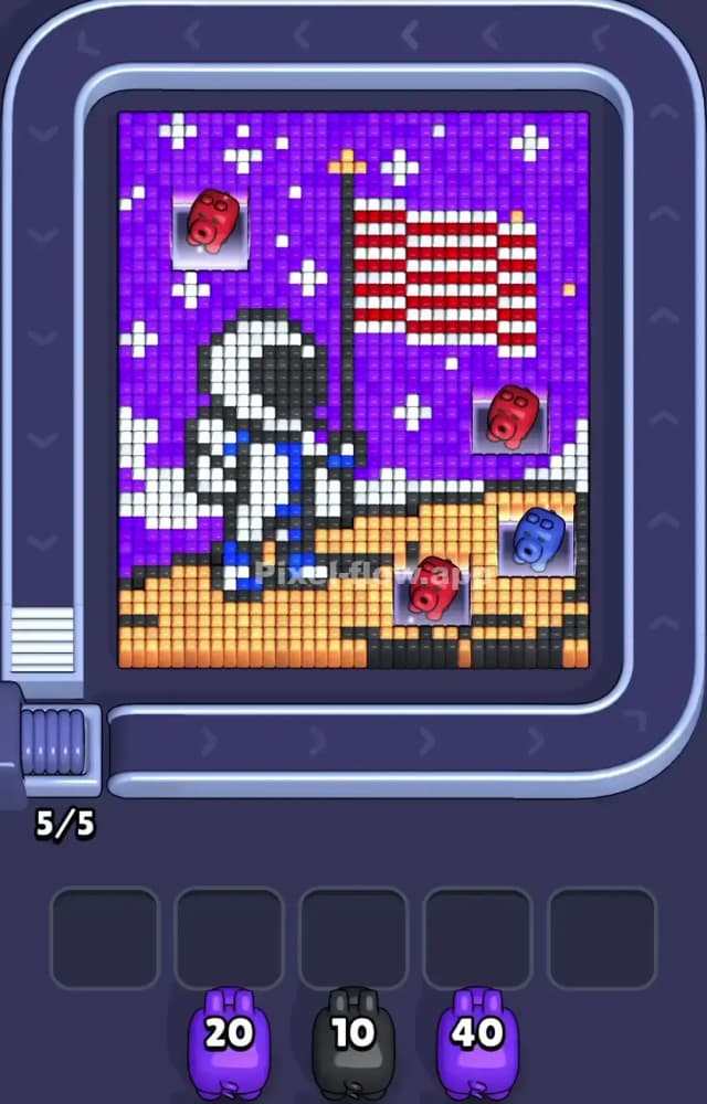 Pixel Flow Level 1254 Gameplay