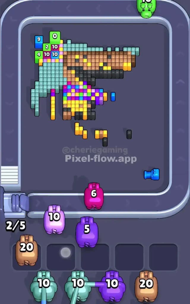 Pixel Flow Level 613 Solution 2