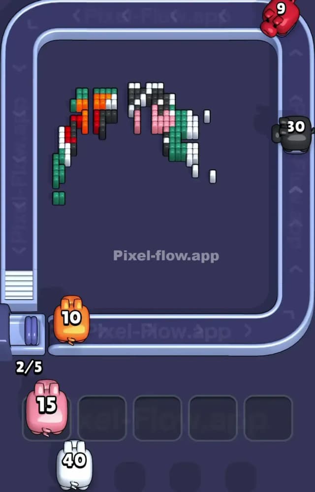 Pixel Flow Level 1148 Solution 3