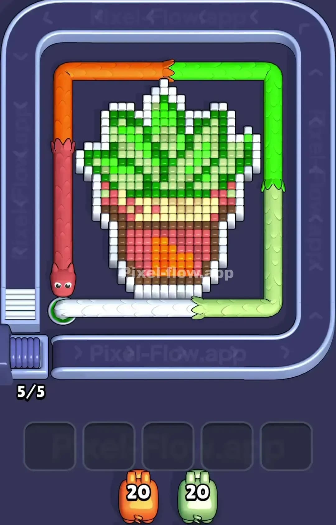 Pixel Flow Level 1101 Screenshot