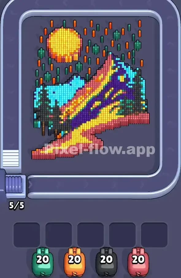 Pixel Flow Level 425 Screenshot