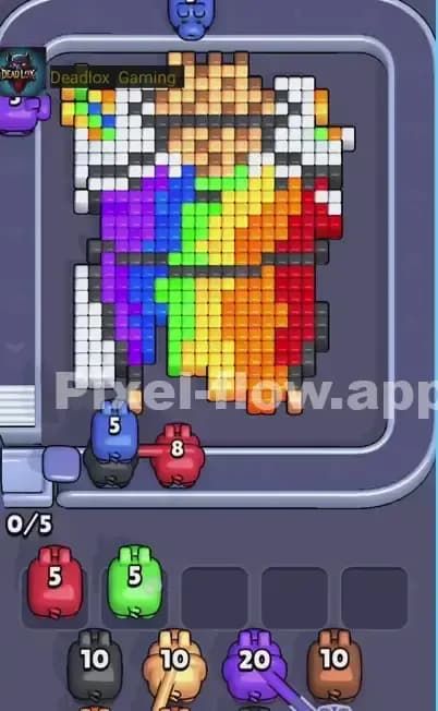 Pixel Flow Level 448 Solution 1