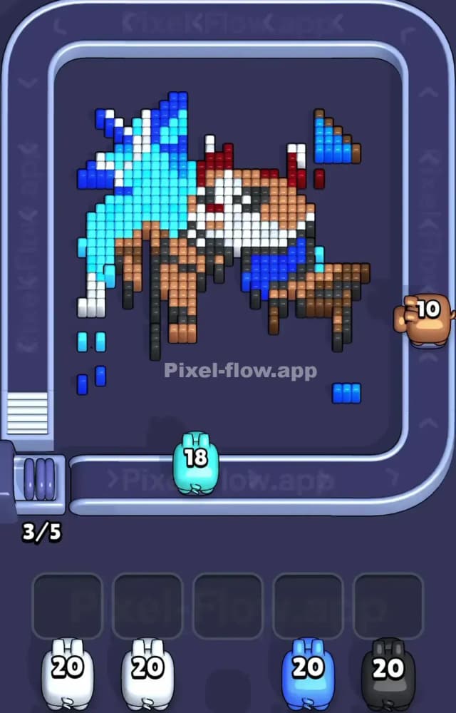 Pixel Flow Level 1341 Solution 1
