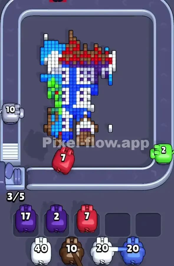 Pixel Flow Level 363 Solution 2