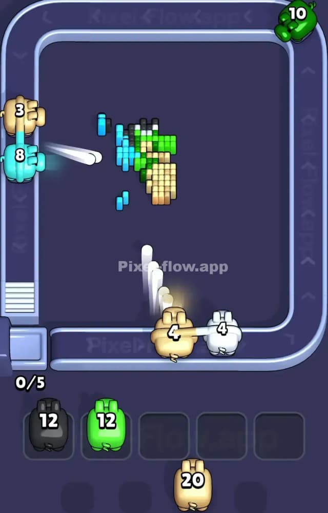 Pixel Flow Level 1317 Solution 3