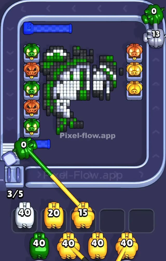 Pixel Flow Level 859 Solution 2