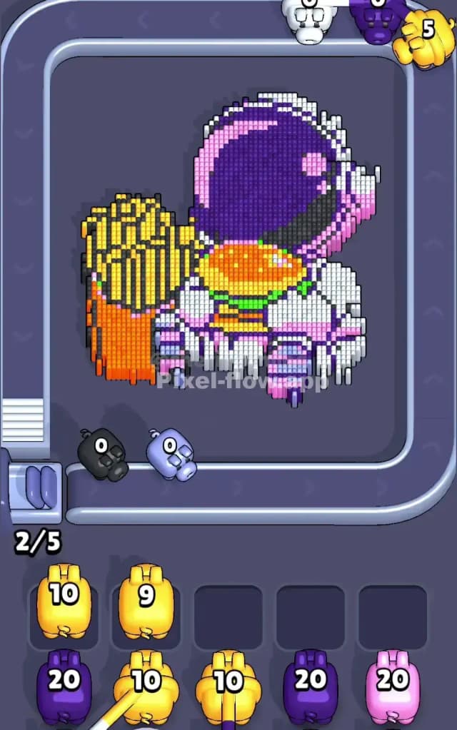 Pixel Flow Level 617 Solution 1