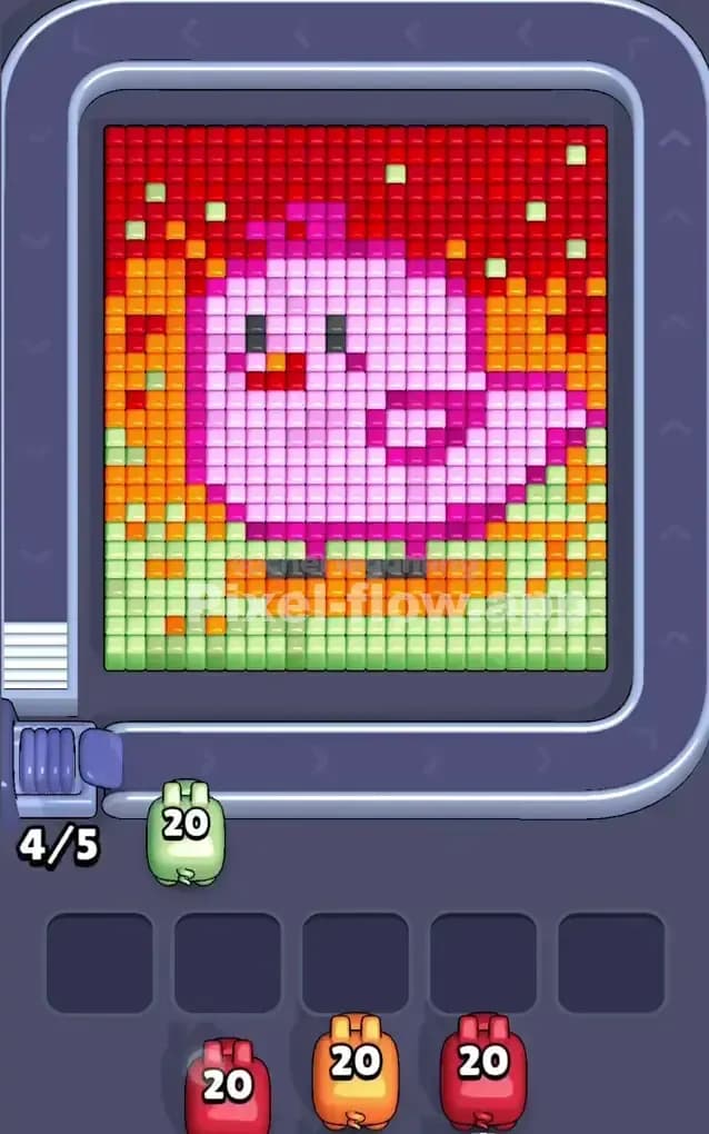 Pixel Flow Level 291 Gameplay