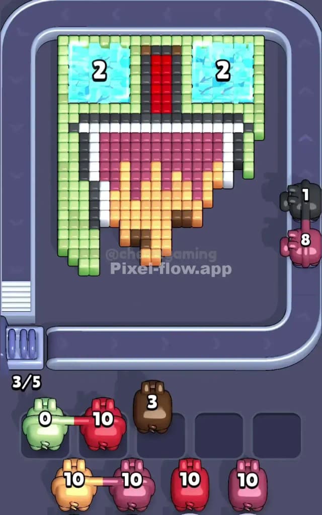 Pixel Flow Level 415 Solution 1