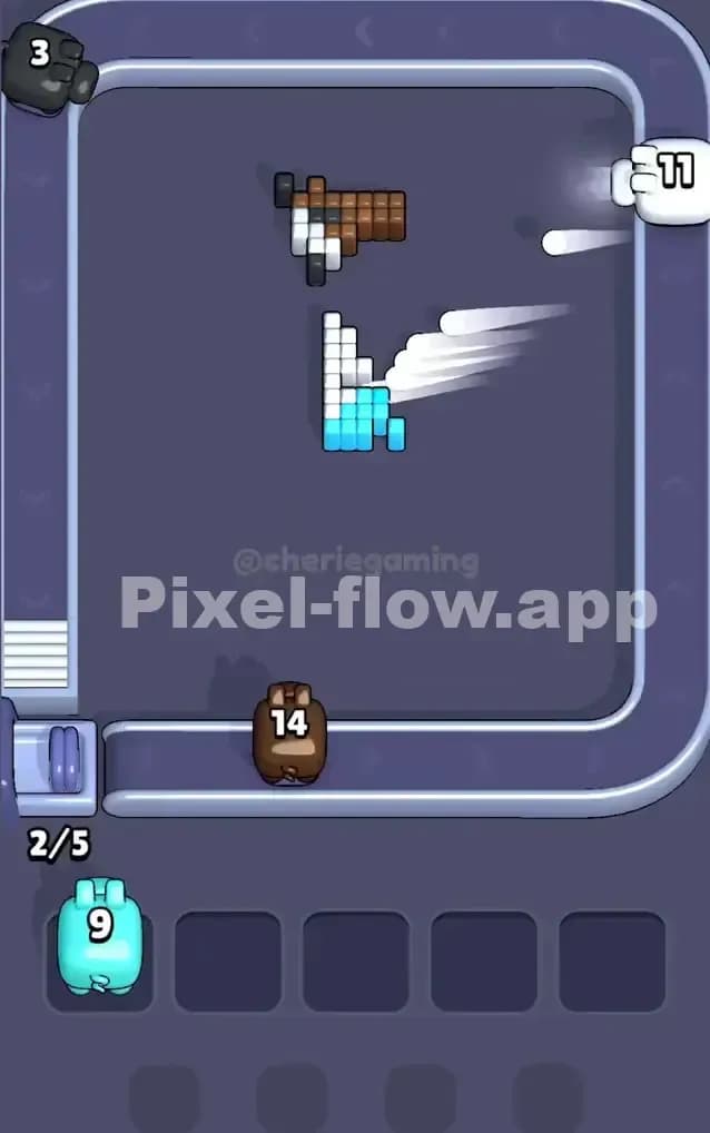 Pixel Flow Level 249 Solution 3